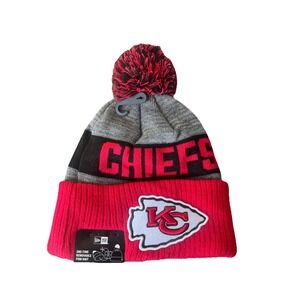 Kansas City Chiefs Winter Hat Beanie New Era Cap Field Sideline NWT